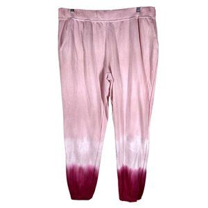 WILDFOX Jogger Pants Women Size XL Tie-Dye Pull on Elastic Waist Hem Relaxed NEW